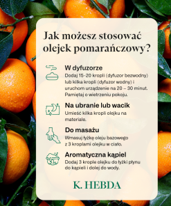 Jak stosować olejek pomarańczowy – aromaterapia, kąpiel, masaż, dyfuzor
