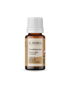 Olejek eteryczny kadzidłowy Frankincense 5 ml – głęboki, żywiczny zapach o właściwościach wyciszających.