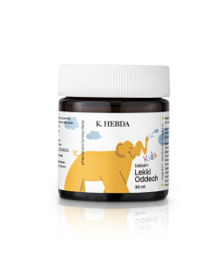 Balsam Lekki Oddech K. Hebda – naturalny balsam o ziołowym zapachu wspierający komfort oddechowy, packshot na białym tle.