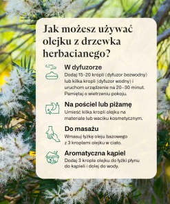 Jak stosować olejek z drzewa herbacianego K. HEBDA – naturalne zastosowania w pielęgnacji i domu