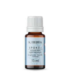 Mieszanka olejków eterycznych Spokój 5 ml K. HEBDA – naturalne wsparcie relaksu i spokojnego snu