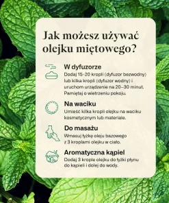 Jak używać olejku z mięty pieprzowej K. Hebda – sposoby zastosowania w dyfuzorze, masażu i kąpieli