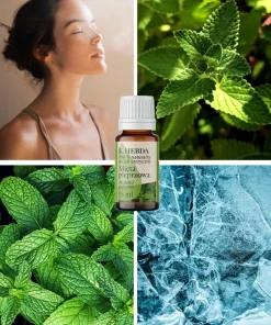 Olejek z mięty pieprzowej K. Hebda – naturalny olejek eteryczny z chłodzącym efektem i świeżym aromatem mięty