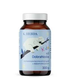 Sól do kąpieli DobraNocka K. Hebda – naturalna sól aromaterapeutyczna z olejkami eterycznymi