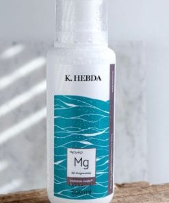 Butelka żelu magnezowego Klaudyna Hebda magnez transdermalny