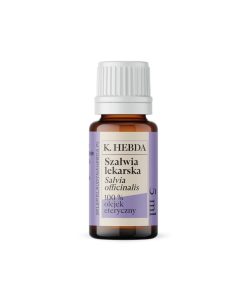 Naturalny olejek eteryczny z szałwii lekarskiej 5 ml – kobiece wsparcie hormonalne.