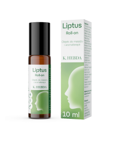 Packshot roll-on Liptus na białym tle