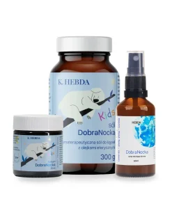Zestaw DobraNocka K. Hebda – naturalne produkty dla dzieci wspierające spokojny sen