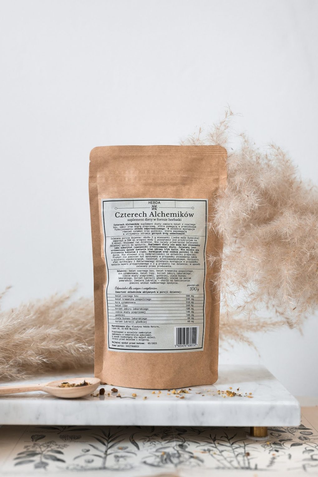 Herbatka Czterech Alchemików zapas 100g