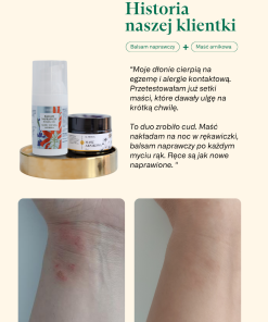 Opinia klientki o Maść Arnikowa K. Hebda i Balsam Naprawczy K. Hebda – efekty pielęgnacji skóry dłoni