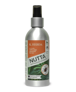 NUTTA spray na kleszcze K. Hebda – naturalny repelent z Citriodiolem i olejkami eterycznymi bez DEET
