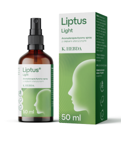 Packshot sprayu Liptus Light na białym tle