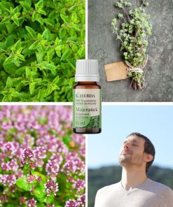 Olejek Majerankowy K. Hebda 15 ml – naturalny olejek eteryczny z majeranku, ukojenie i ciepło