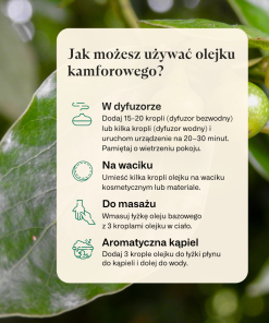 Jak stosować olejek kamforowy K. HEBDA – dyfuzja, inhalacja i masaż rozgrzewający
