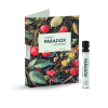 Packshot próbki perfum Cherry Paradox na białym tle – zmysłowy, gourmand zapach z wiśnią i migdałem