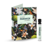 Packshot próbki perfum Flower Paradox na białym tle – elegancki, kwiatowo-przyprawowy zapach