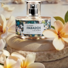 Perfumy Flower Paradox na tle kwiatów – elegancki zapach dla kobiet z charakterem