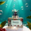 Packshot perfum Sea Paradox na tle morskich fal