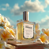 Suchy olejek Flower Paradox na tle kwiatów