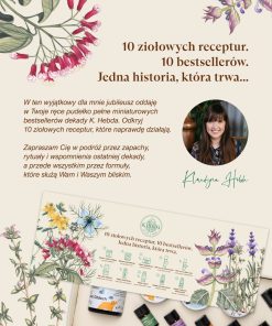 Cytat Klaudyny Hebdy o jubileuszowym zestawie 10-lecia – zaproszenie do świata aromaterapii