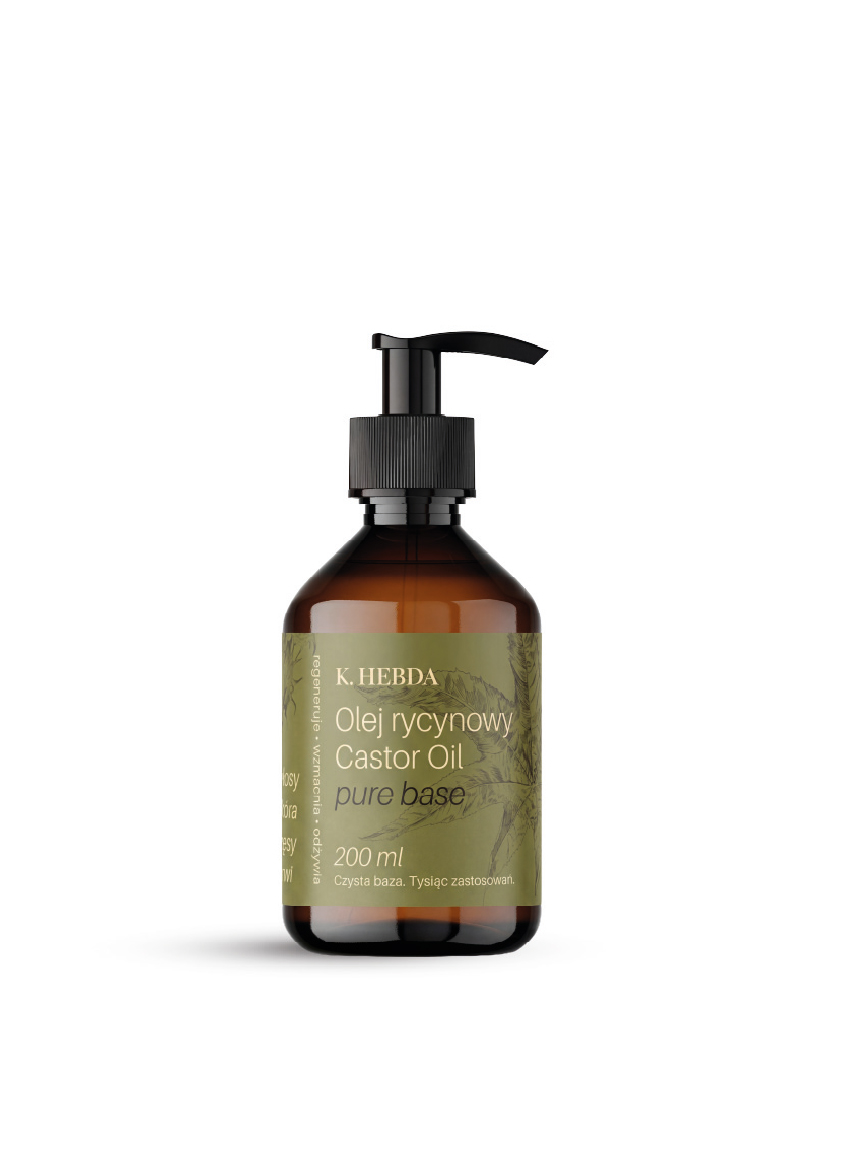 Olej rycynowy (100% czysty, tłoczony na zimno) 100