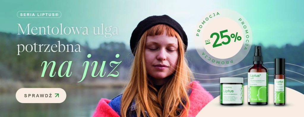 seria Liptus z olejkami eterycznymi - mentolowa ulga