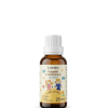 Produktowy packshot butelki Kropelki z witaminą C dla dzieci K. Hebda 25 ml z białym zakraplaczem, sfotografowany na czystym, białym tle.