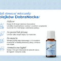 Cztery metody aplikacji mieszanki olejków K. Hebda DobraNocka: dyfuzor, pościel lub piżama, masaż oraz aromatyczna kąpiel.