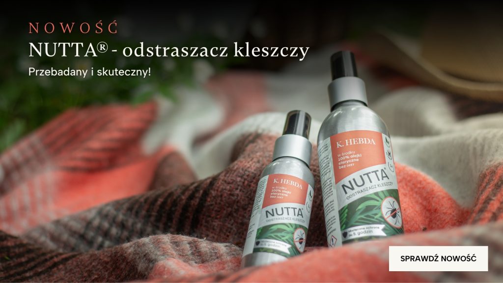 NUTTA - środek ochrony przed kleszczami bazujący na naturalnych olejkach eterycznych – klaudynahebda.pl