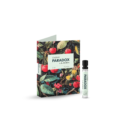 Packshot próbki perfum Cherry Paradox na białym tle – zmysłowy, gourmand zapach z wiśnią i migdałem
