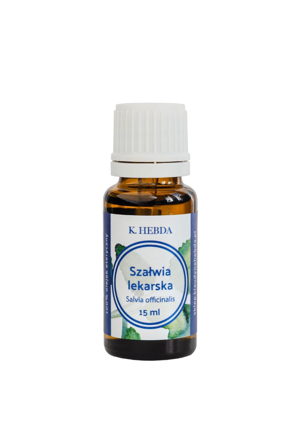 Olejek Szałwia lekarska K. Hebda 15 ml – naturalny olejek eteryczny Salvia officinalis