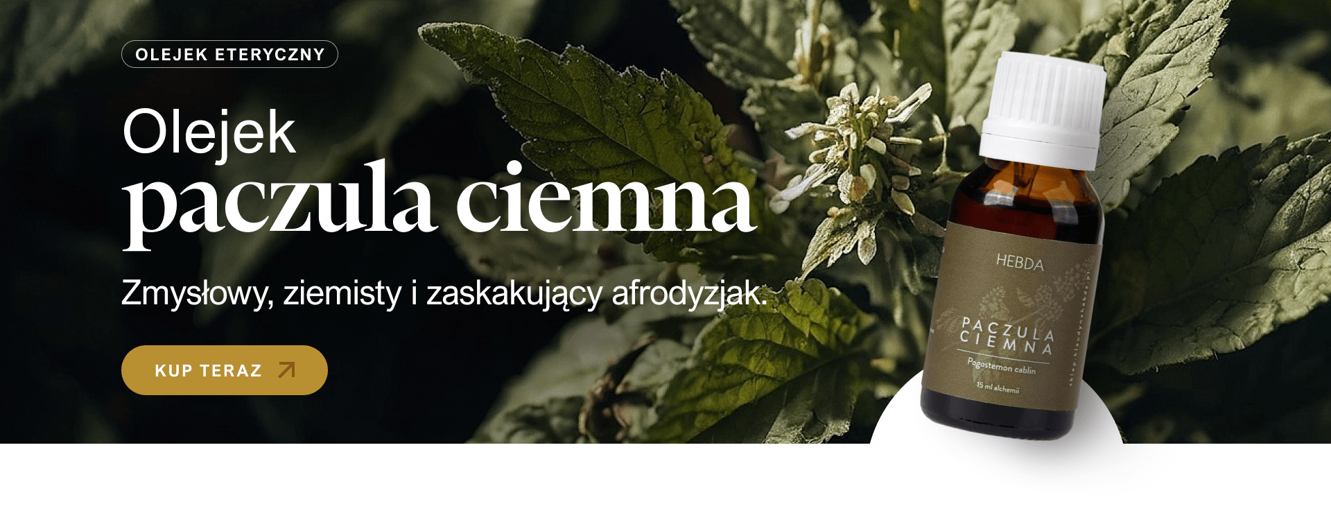Olejek paczulowy