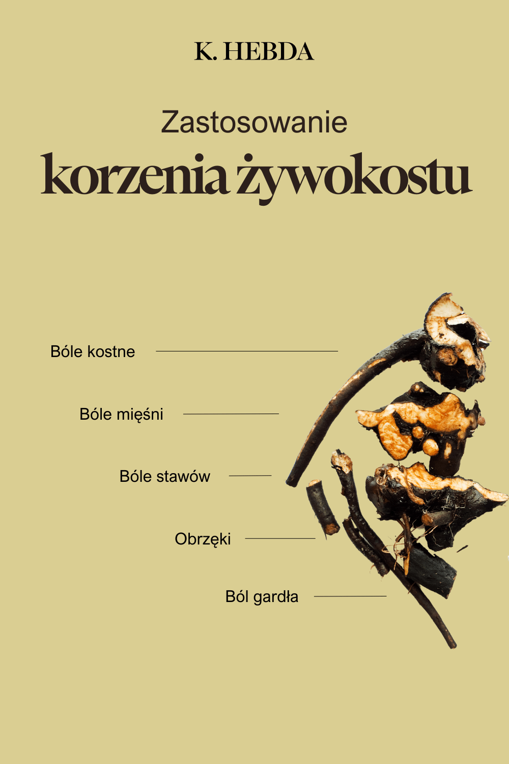 żywokost lekarski