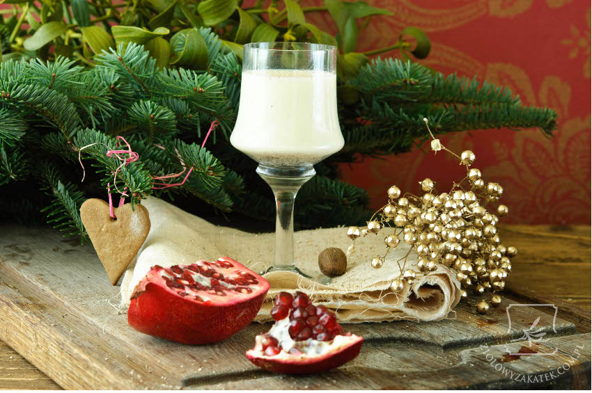 Eggnog, egg nog kieliszek eggnog