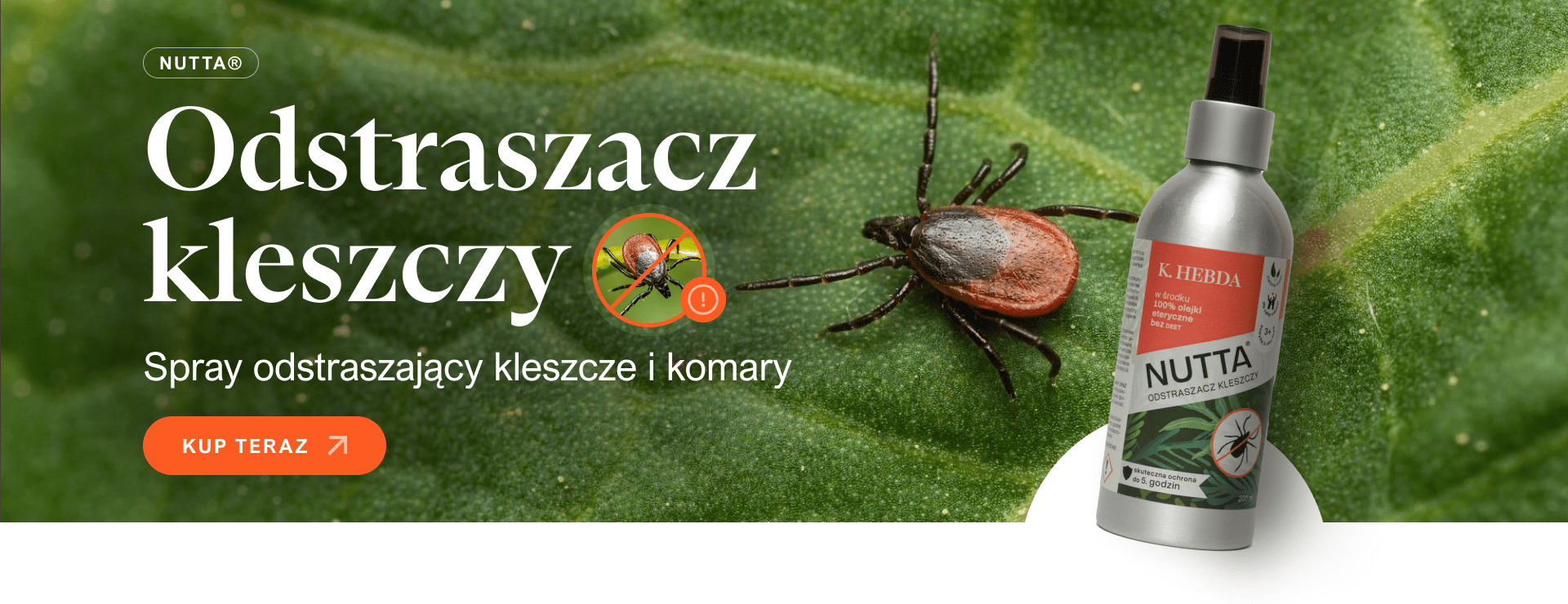 Nutta - odstraszacz kleszczy Nutta - odstraszacz kleszczy