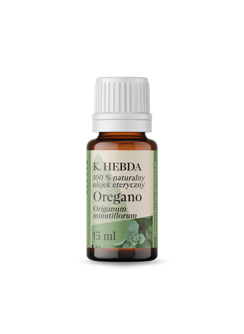 Olejek z dzikiego oregano K. Hebda 15 ml – naturalny olejek eteryczny o intensywnym, ziołowym aromacie