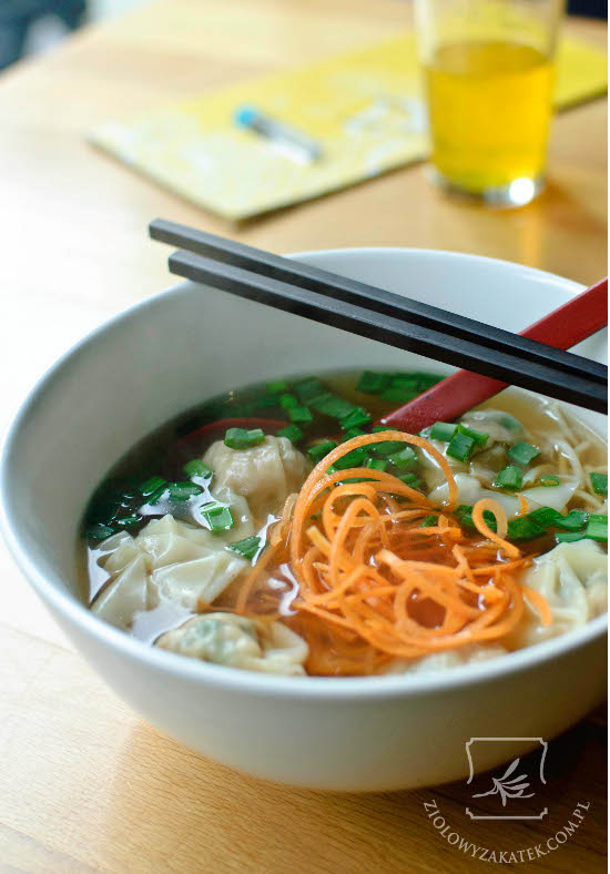 Zupa z won ton