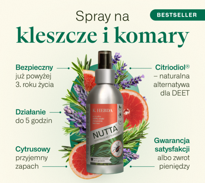 Nutta spray na komary i kleszcze k hebda