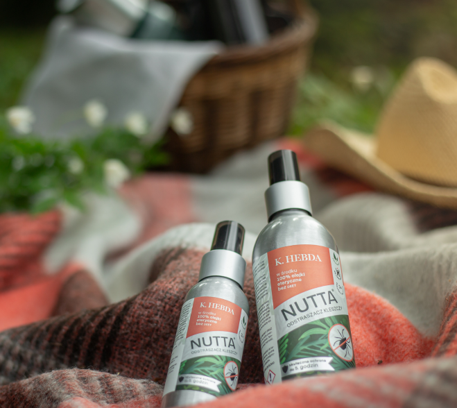 Nutta K. HEBDA spray na komary i kleszcze idealny na piknik