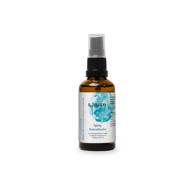 Opakowanie naturalnego aromaterapeutycznego sprayu DobraNocka