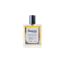 Szklany, prostokątny flakon suchego olejku wielofunkcyjnego Sea Paradox by K. Hebda 100 ml — packshot na białym tle.